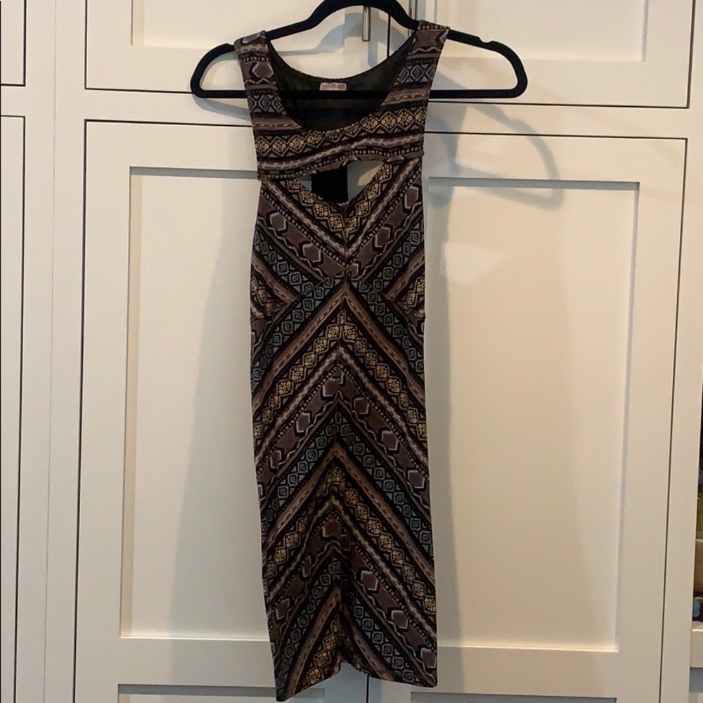Animal Print Free People Bodycon Dress